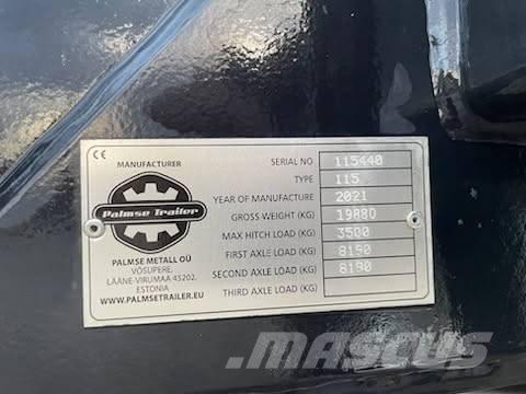 Palmse Trailer 115 Auflieger-Absetzkipper