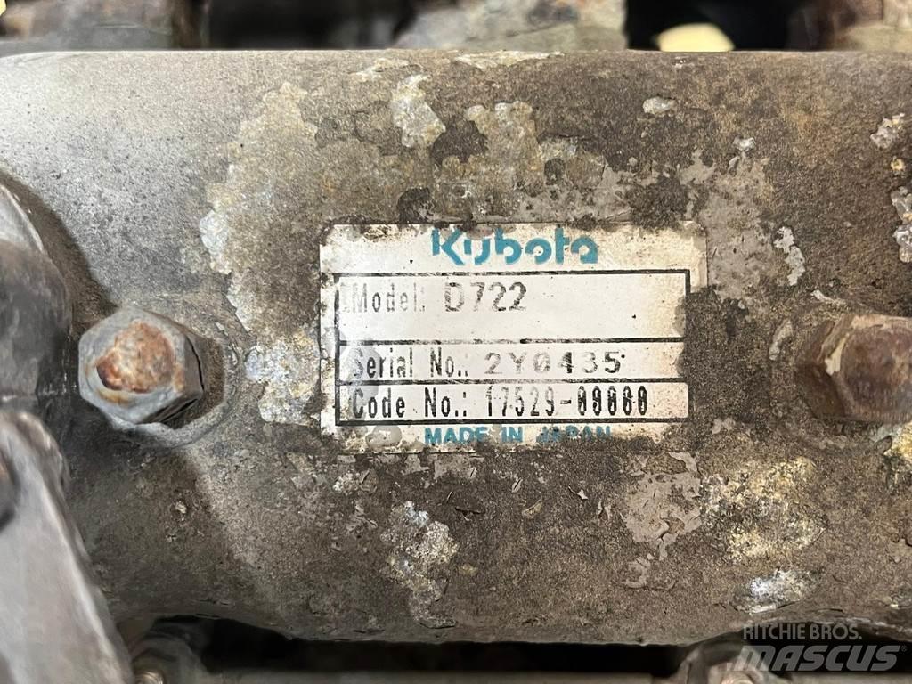 Kubota D722 ENGINE Motoren