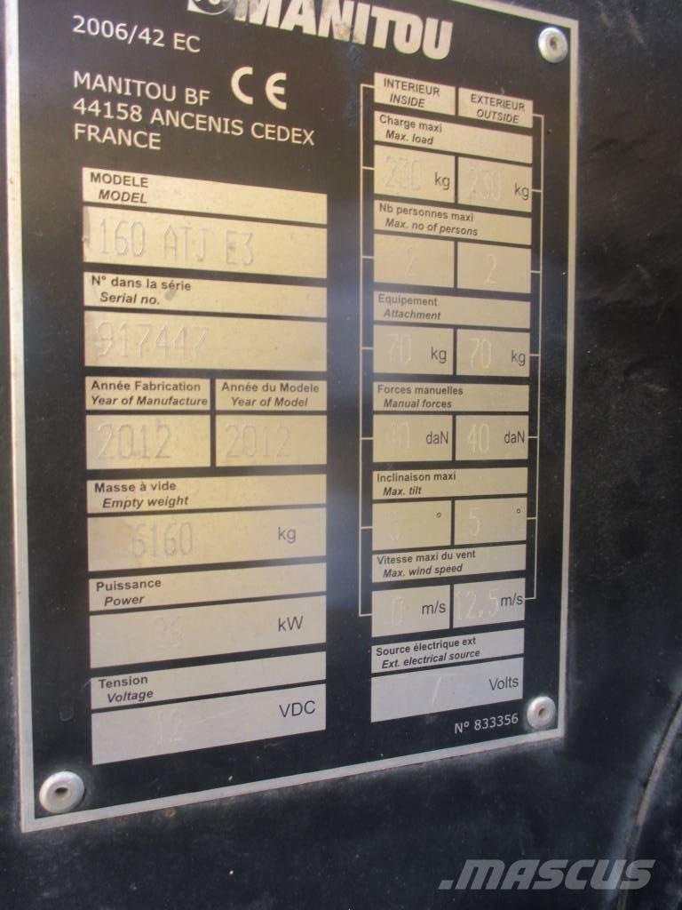 Manitou 160 ATJ Gelenkteleskoparbeitsbühnen