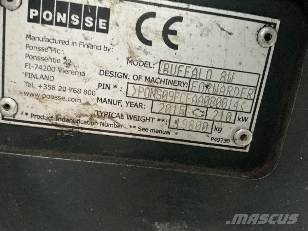 Ponsse BUFFALO 8W Forwarder