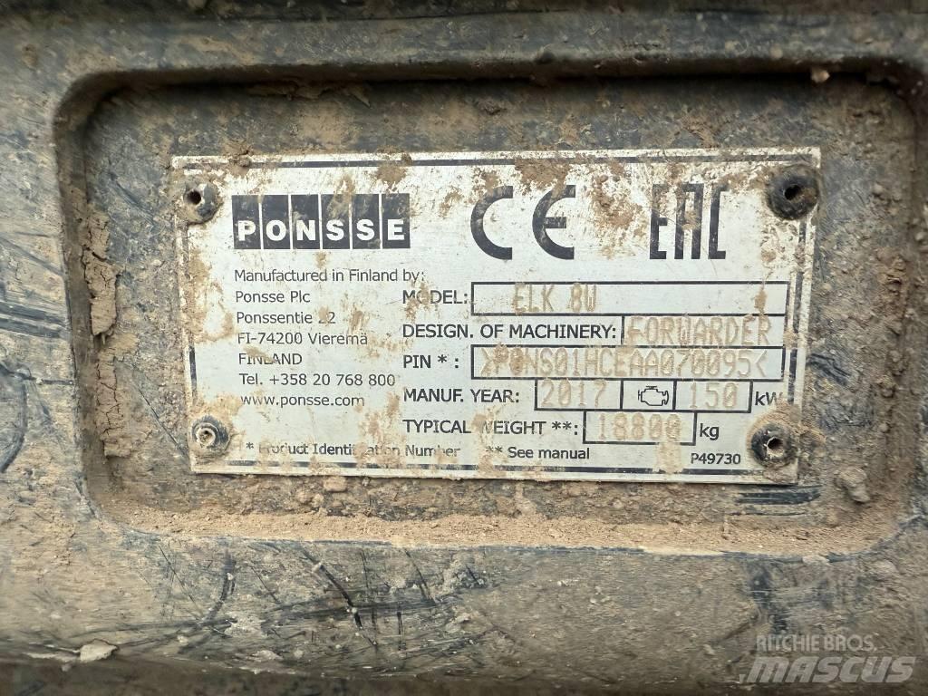 Ponsse ELK 8W Forwarder