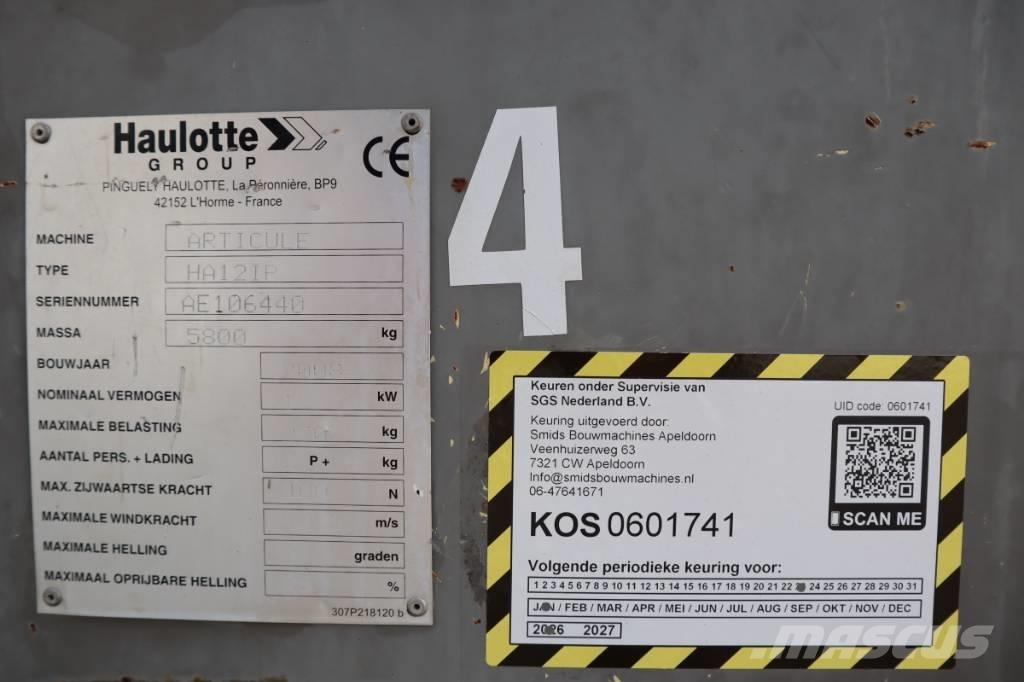 Haulotte HA12IP 2WD Gelenkteleskoparbeitsbühnen