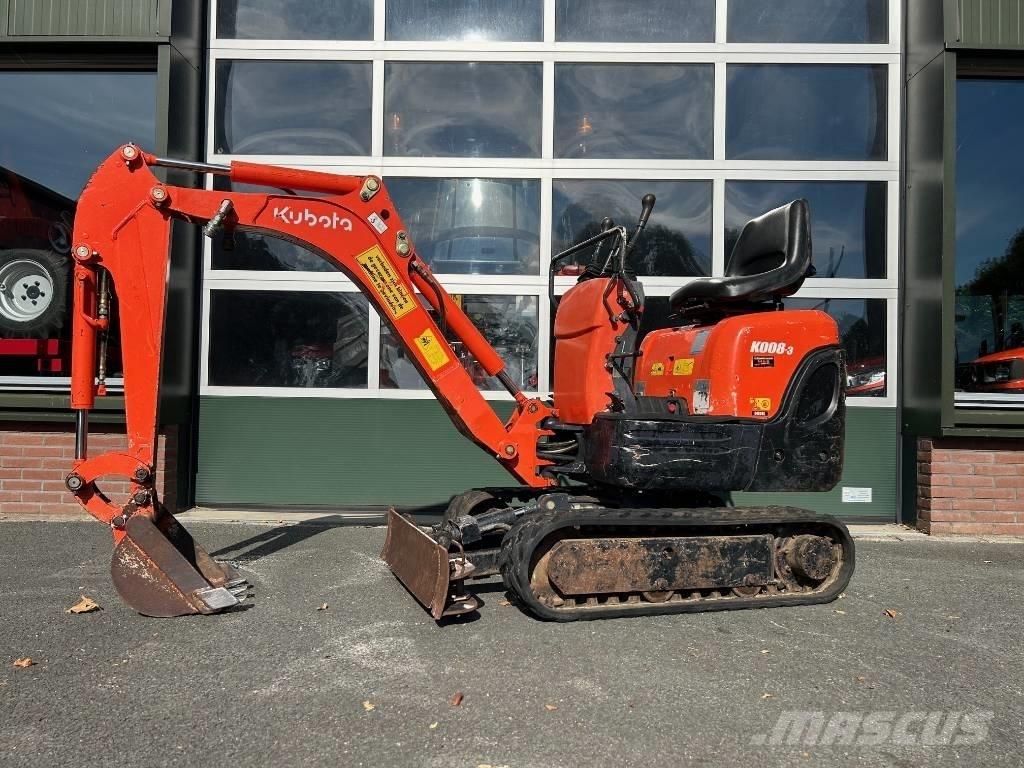 Kubota K 008-3 Minibagger < 7t