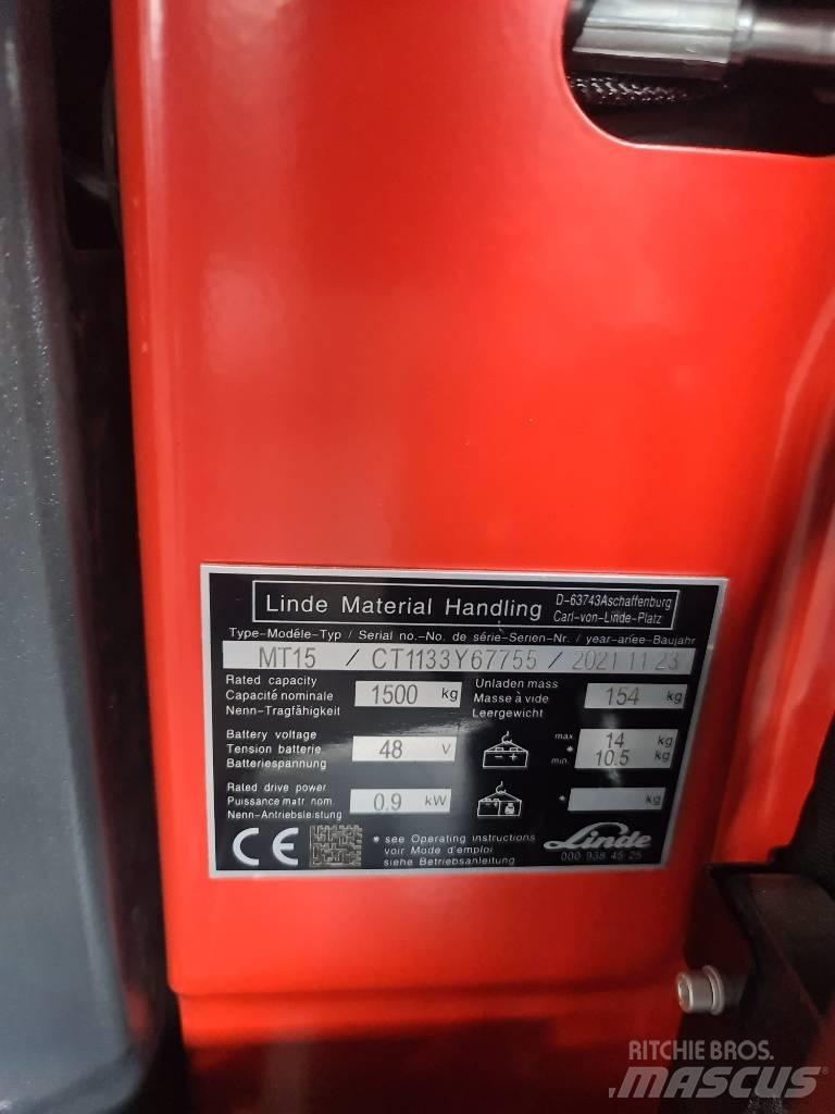 Linde MT15 Elektro Stapler