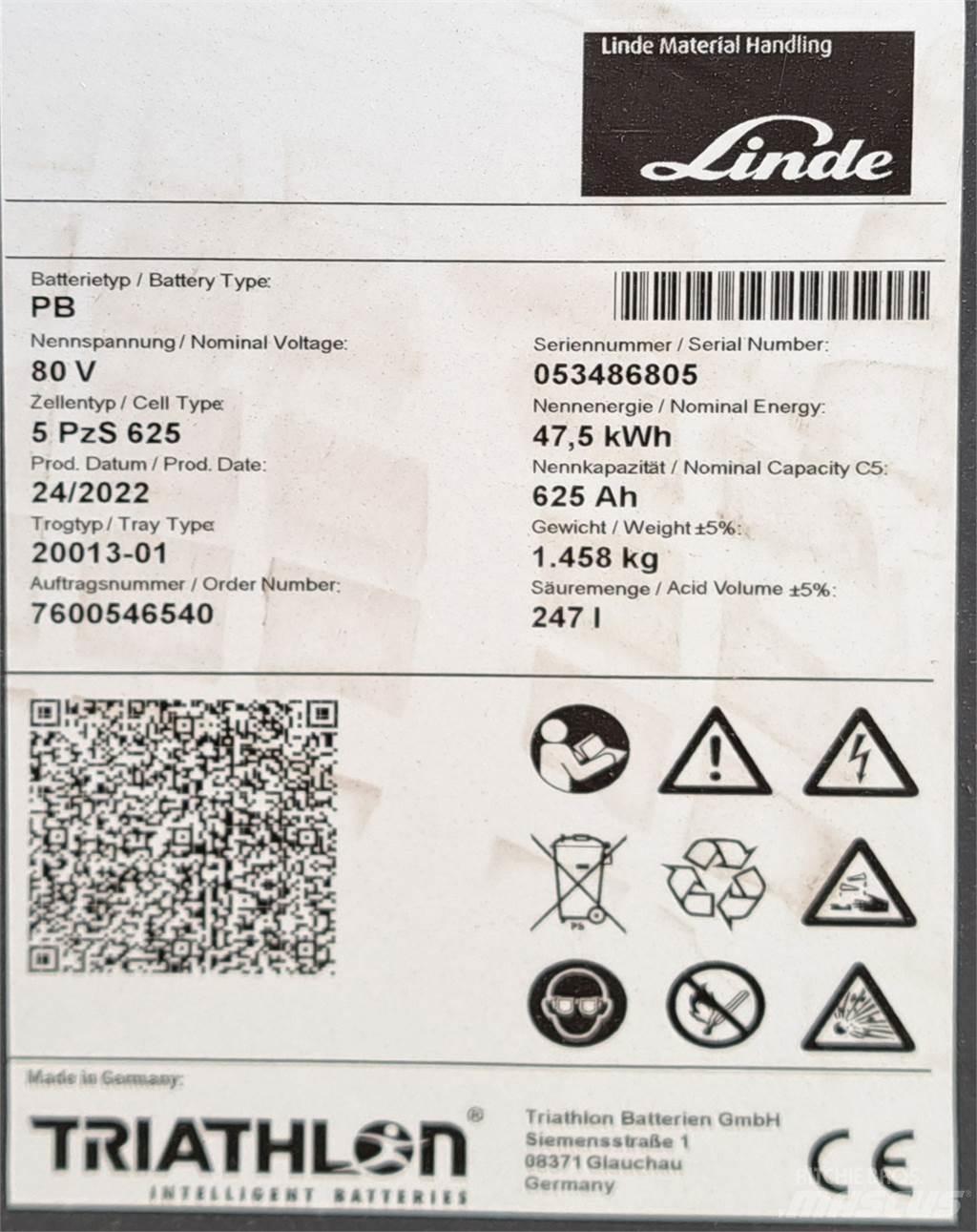 Linde E35L Elektro Stapler