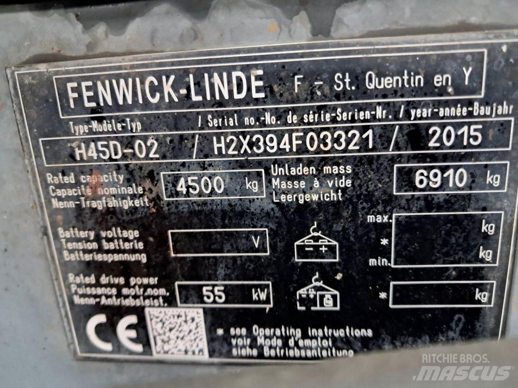 Linde H45D-02 Diesel Stapler