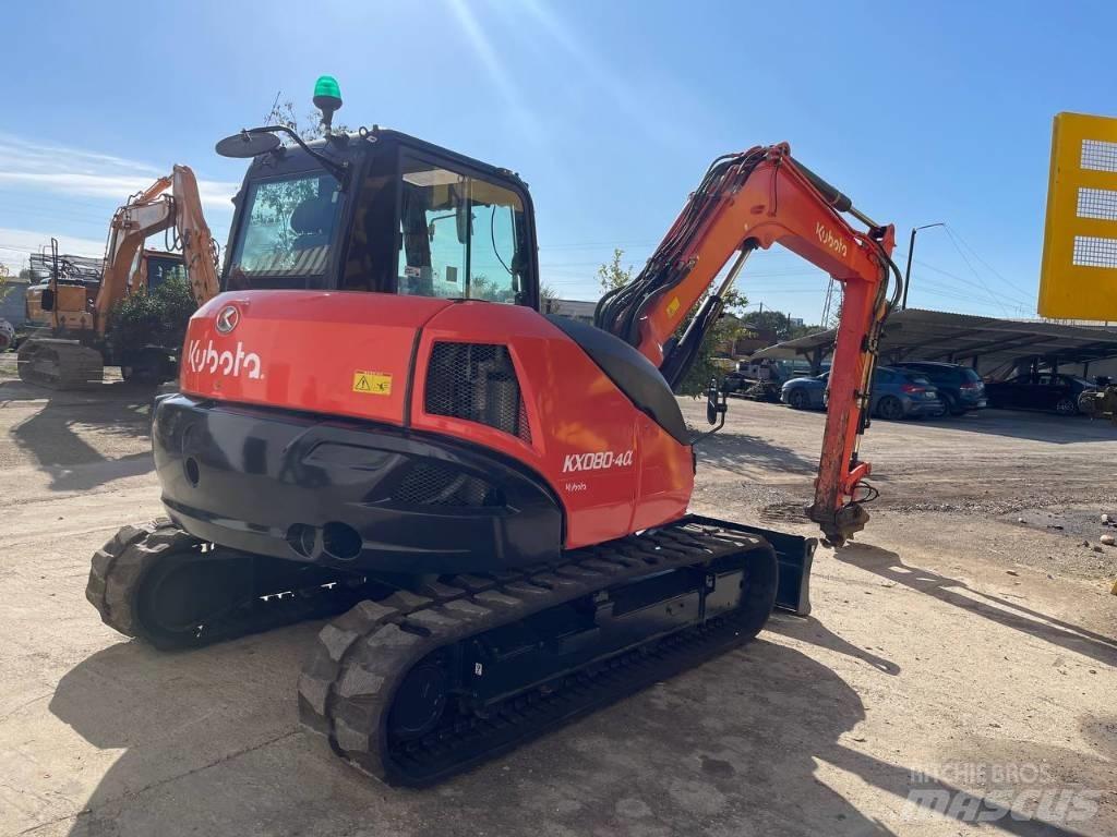 Kubota KX 080-4 Midibagger  7t - 12t