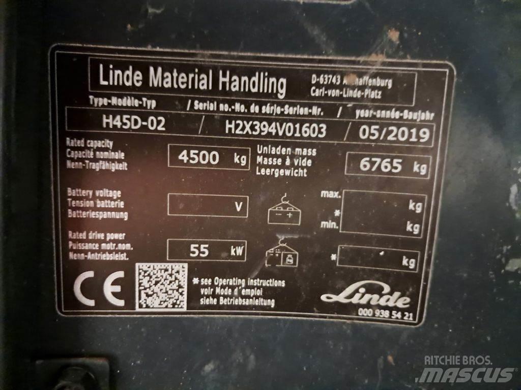 Linde H45D-02 Diesel Stapler