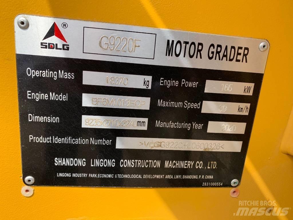 SDLG G 9220 Grader