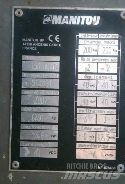 Manitou 150 AETJC Gelenkteleskoparbeitsbühnen