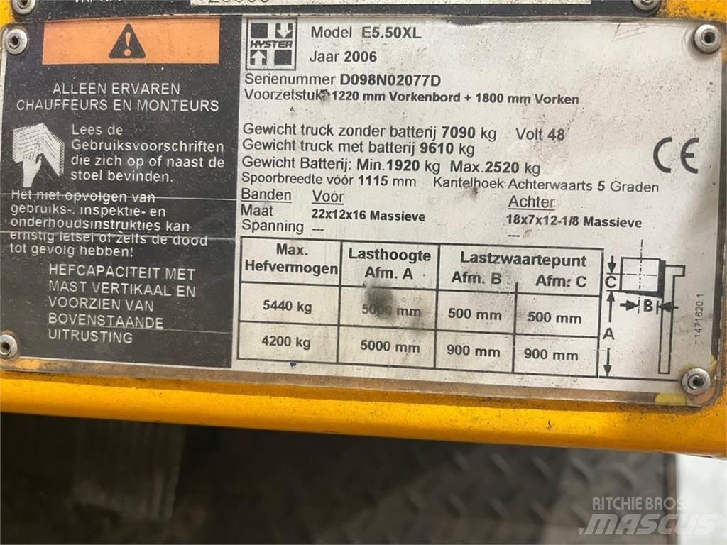 Hyster E5.50XL Elektro Stapler