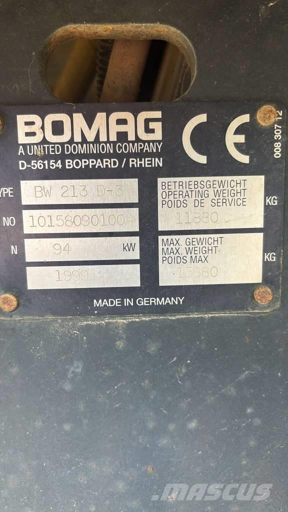 Bomag BW 213 D-3 Walzenzüge