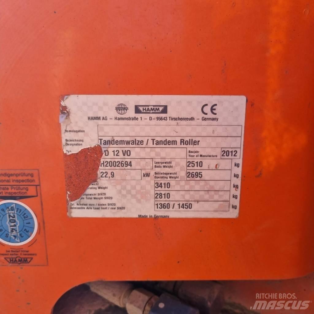 Hamm HD 12 VO Tandemwalzen