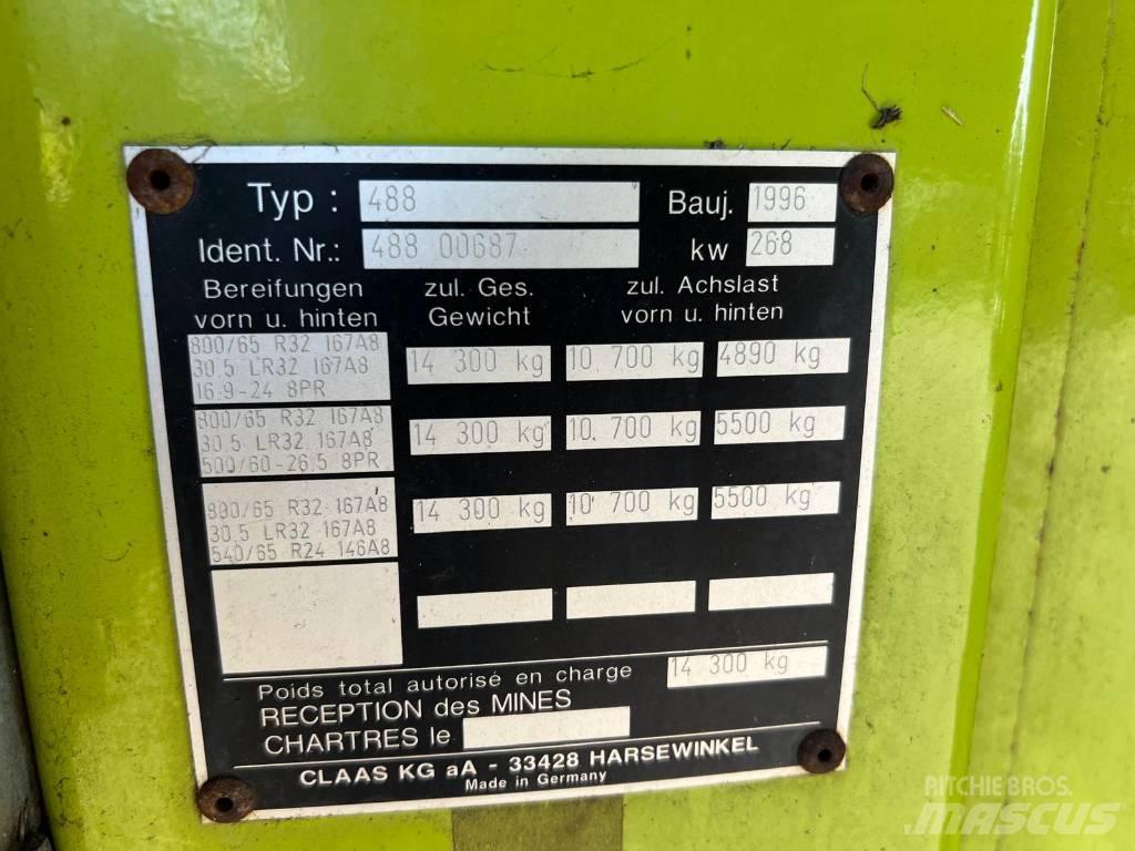 CLAAS Jaguar 840 Selbstfahrende Häcksler