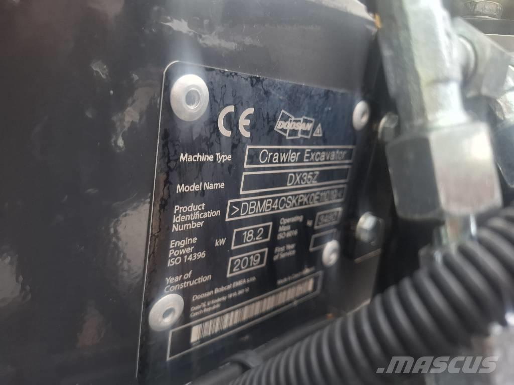Doosan DX 35 Z Minibagger < 7t
