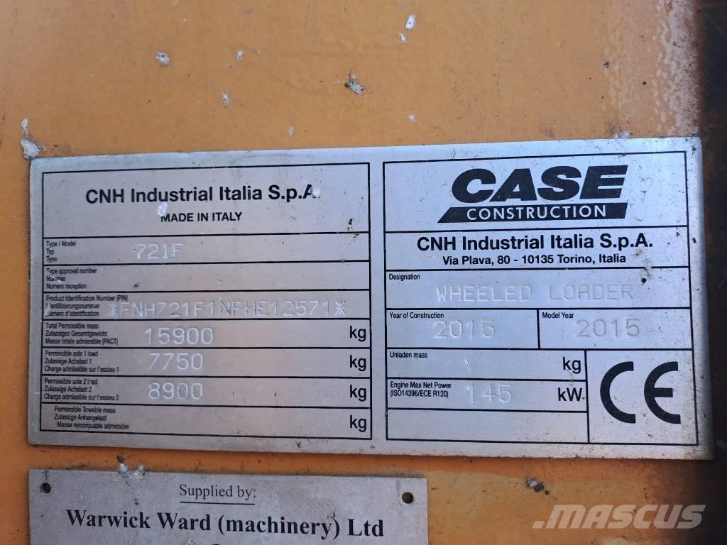 CASE 721 F XR Radlader