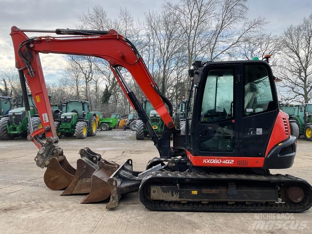 KUBOTA KX080 Midibagger  7t - 12t