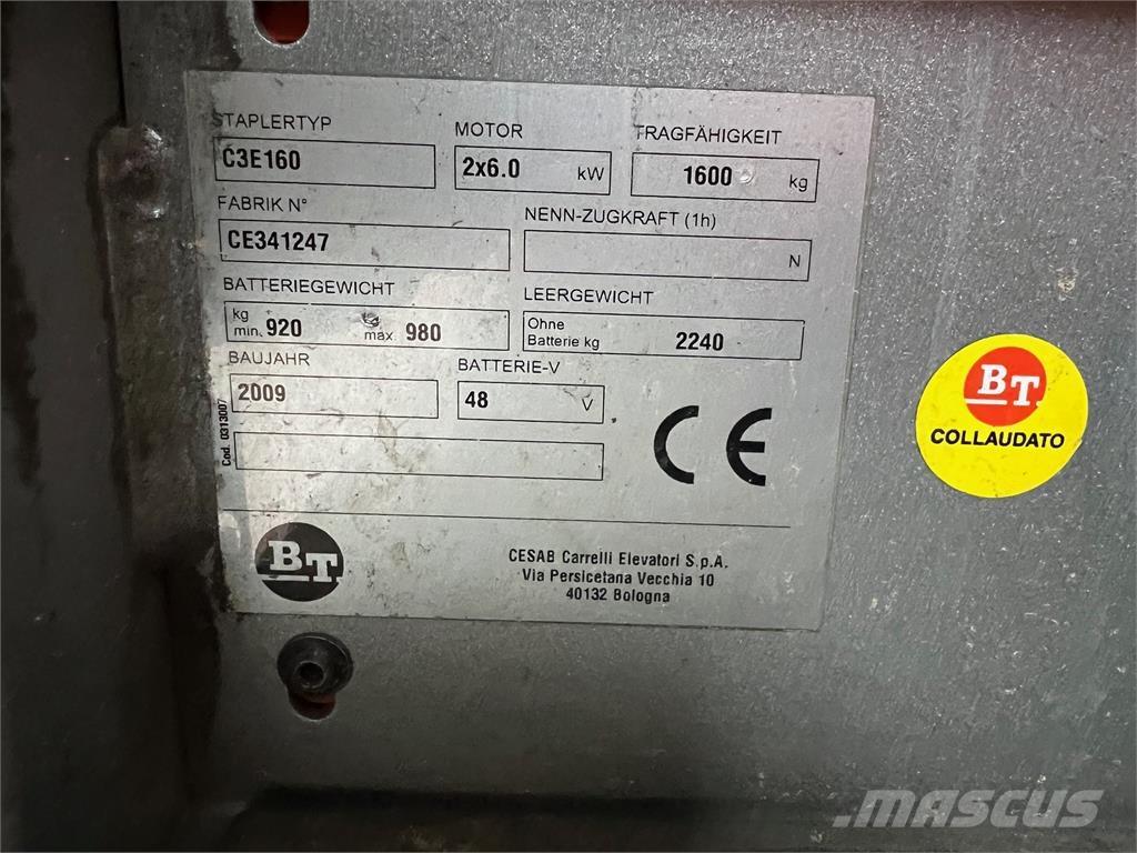 BT C3E160 Elektro Stapler