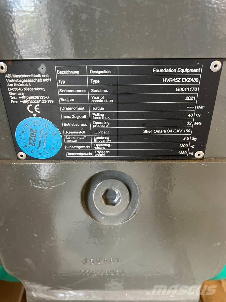 ABI HRV45Z EKZ480 Vibrationsramme