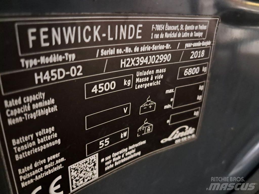 Linde H45D-02 Diesel Stapler