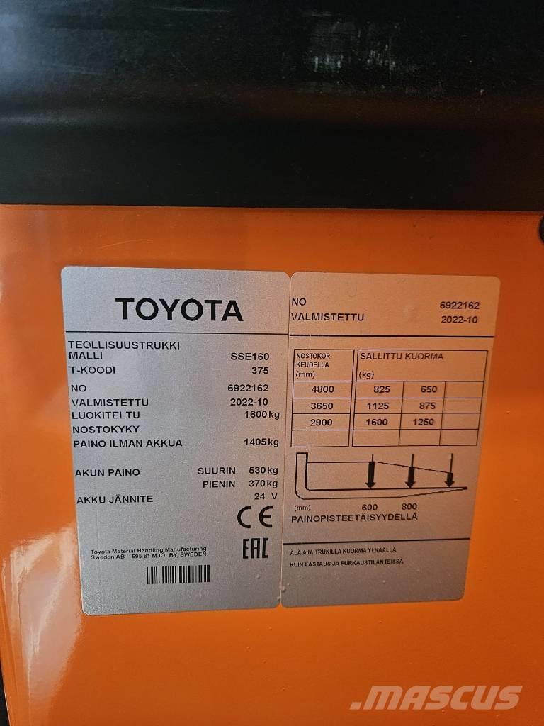 Toyota BT SSE160 Selbstfahrstapler