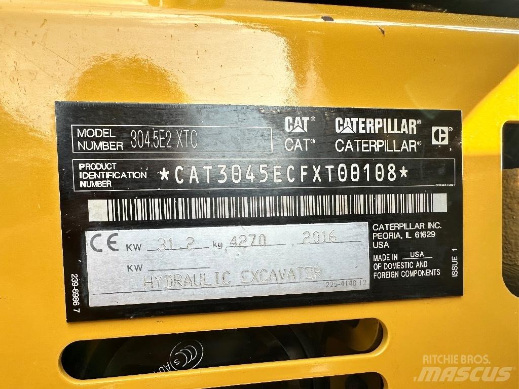 CAT 304.5 E2 XTC Minibagger < 7t