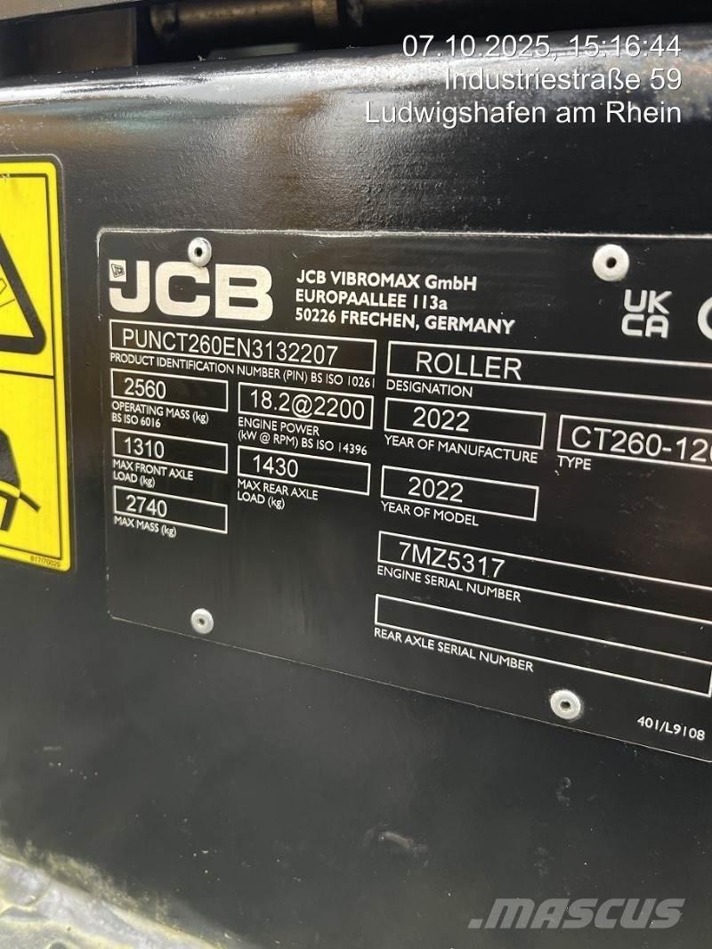 JCB CT260-120 Walzen