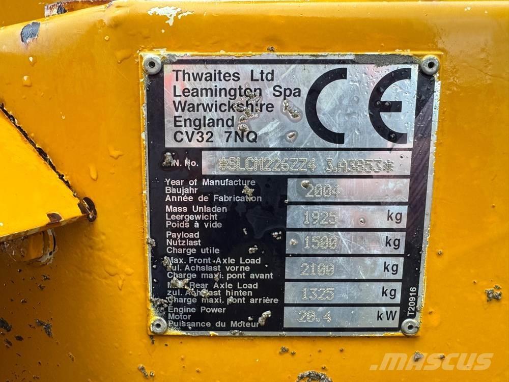 Thwaites 1T HT ST Minidumper