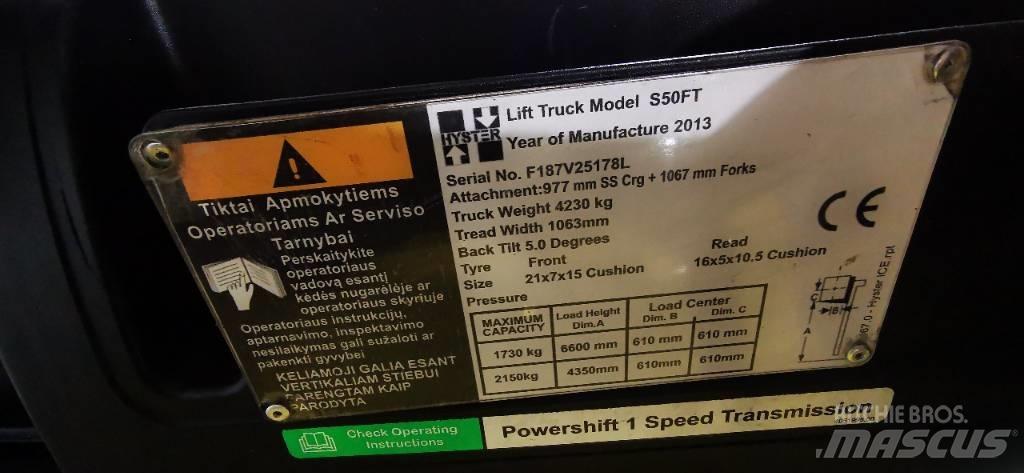 Hyster H 2.5 FT LPG Gas Stapler