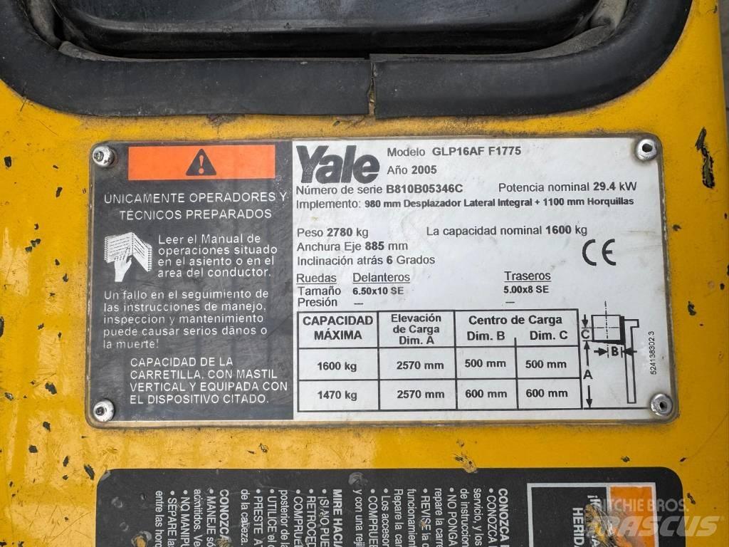 Yale GLP 16 AF F1775 Gas Stapler