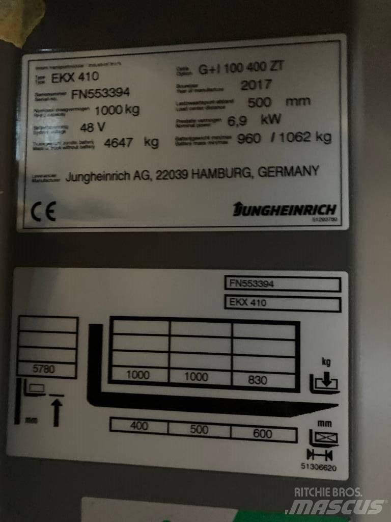 Jungheinrich EKX410 Schmalgangstapler