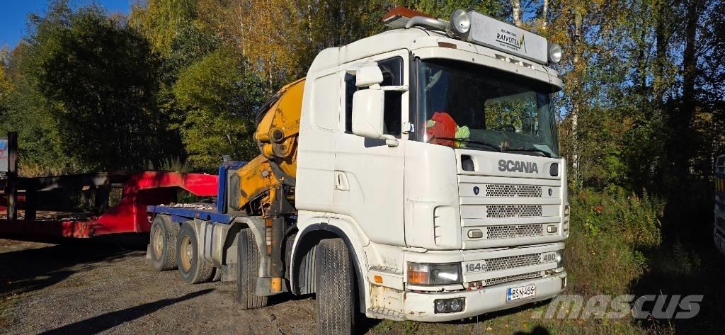 Scania R 144 G Kranwagen