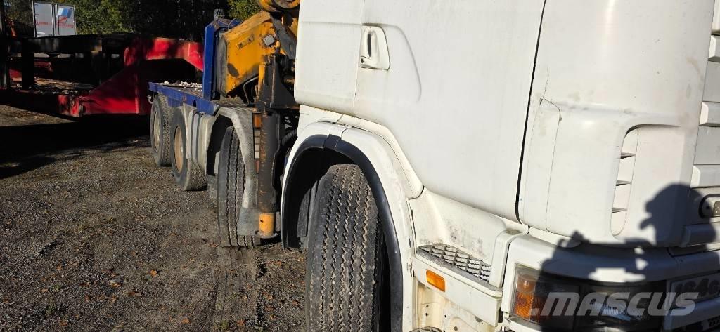 Scania R 144 G Kranwagen