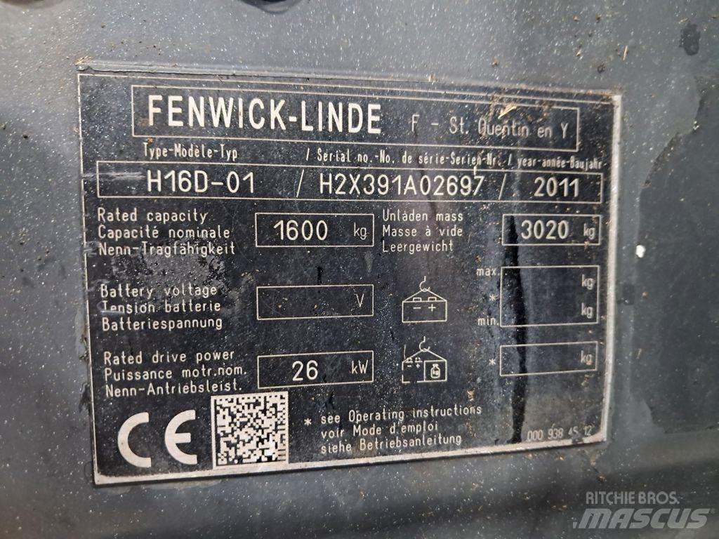 Linde H16D-01 Diesel Stapler