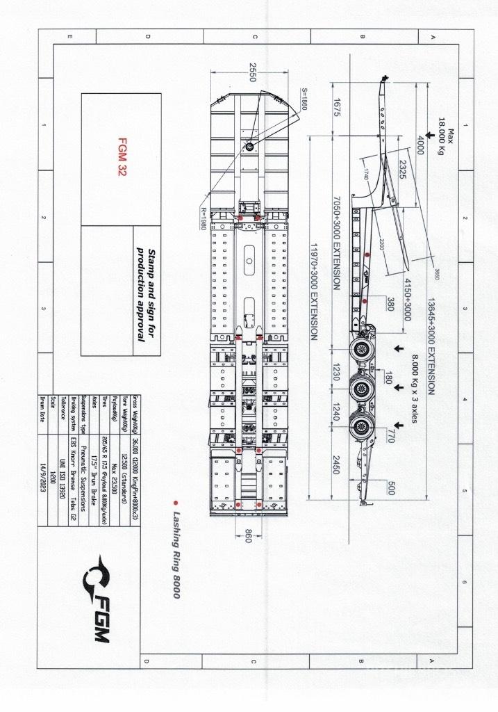 FGM 32 Pritschenauflieger