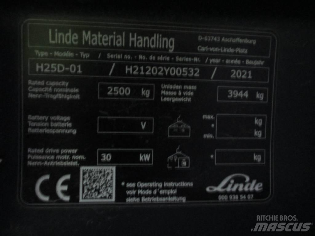 Linde H25D Diesel Stapler