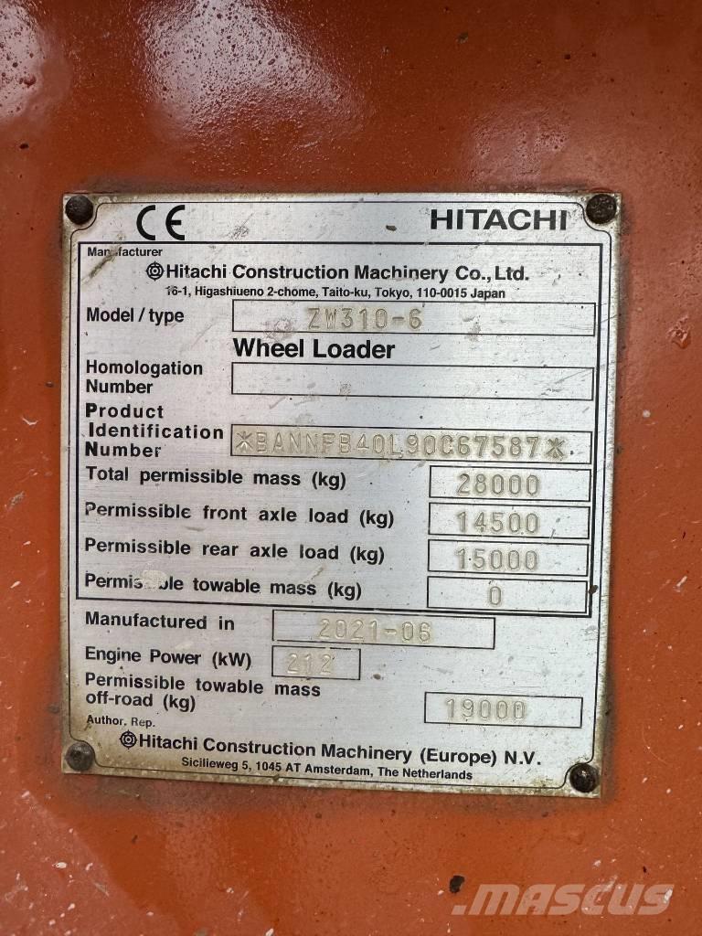 Hitachi ZW 310-6 Radlader