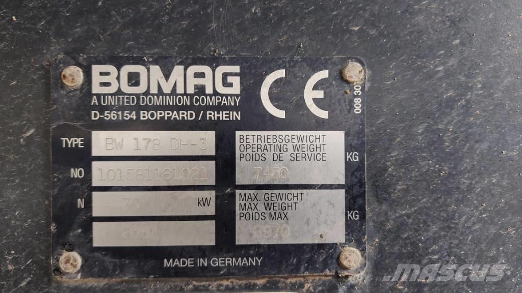 Bomag BW 178 D H-3 Tandemwalzen