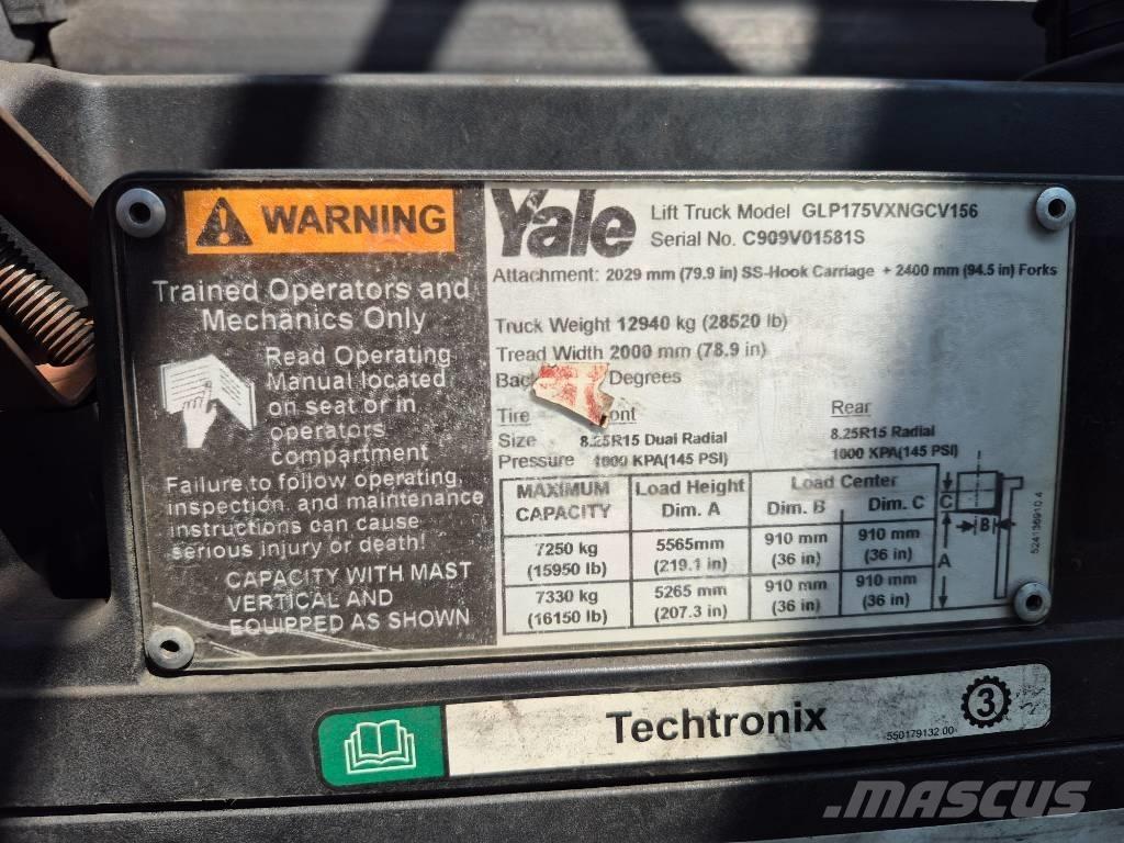 Yale GLP175VXNGCV156 Andere Gabelstapler