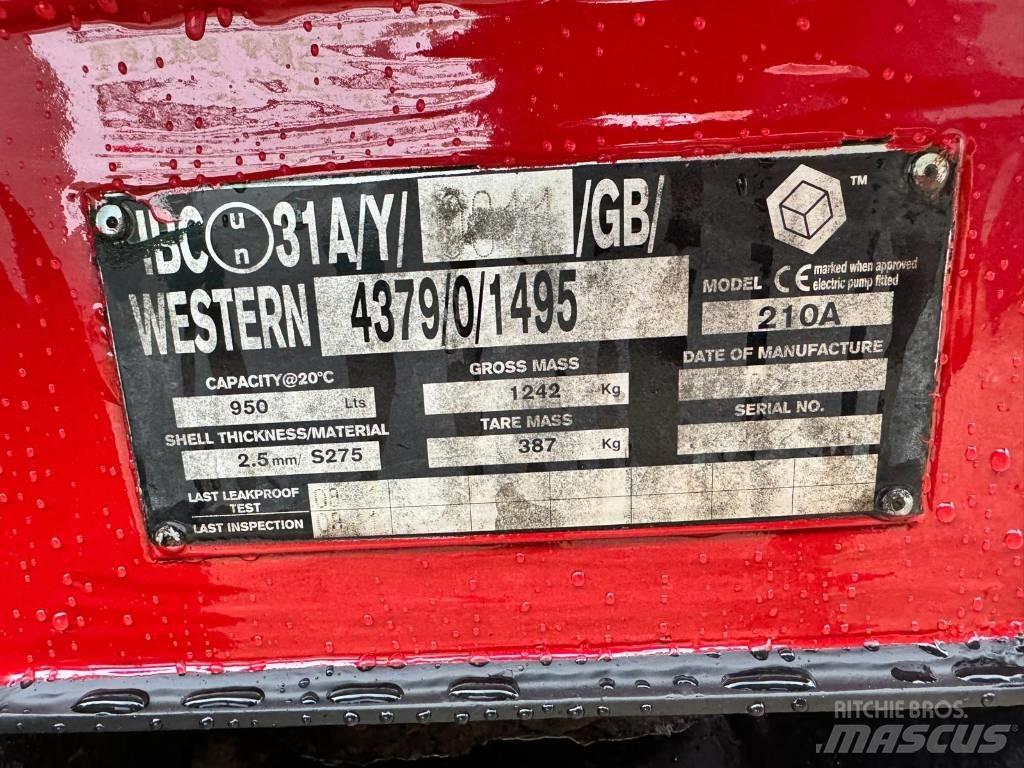 Western 950Litres Kraftstoff- und Zusatzstoffbehälter