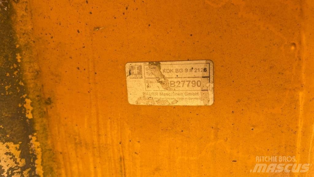 Bauer KDK 9 Bohrgeräte Zubehör und Ersatzteile