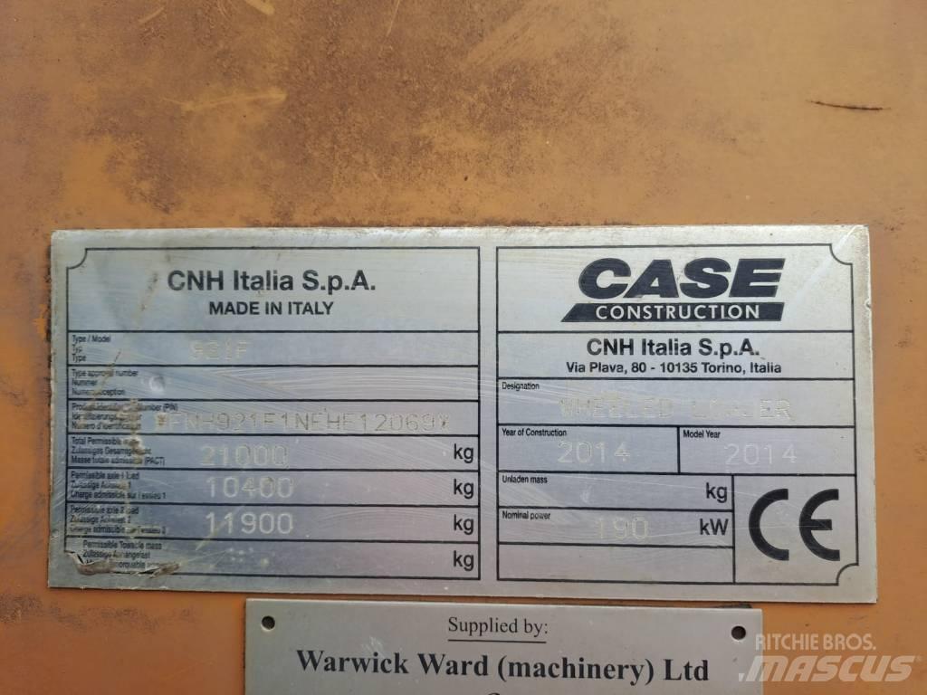 CASE 921 F Radlader