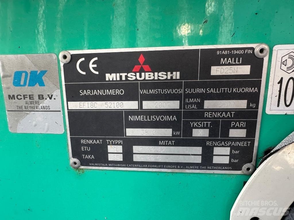 Mitsubishi FD25N Diesel Stapler