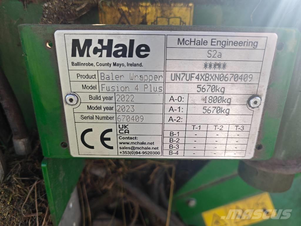 McHale Fusion 4 Plus Rundballenpressen