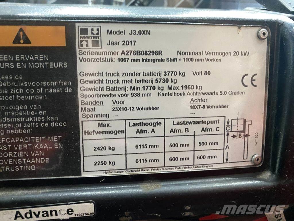 Hyster J3.0XN Elektro Stapler