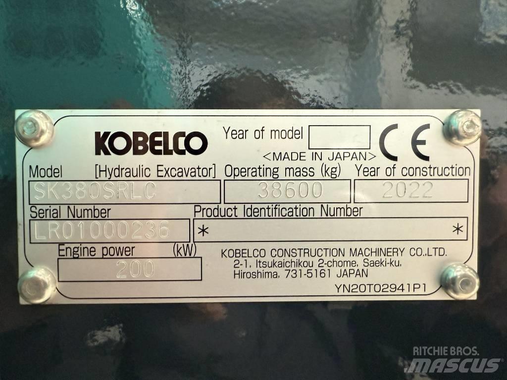 Kobelco SK380SRLC Raupenbagger