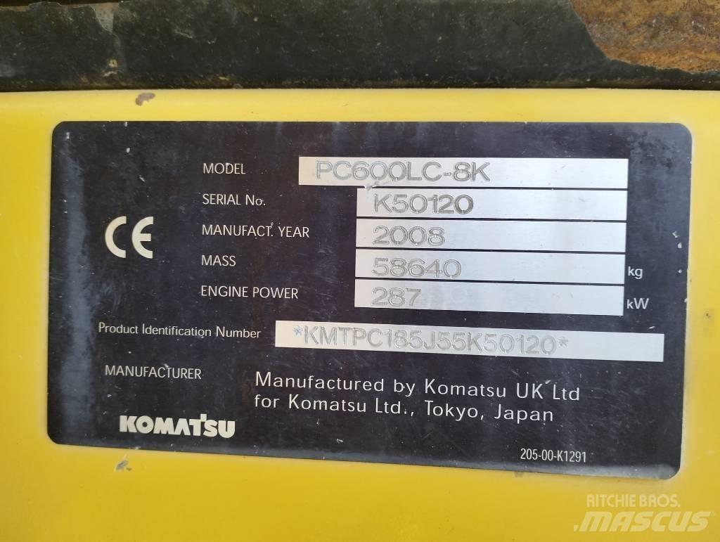 Komatsu PC600LC-8K Raupenbagger