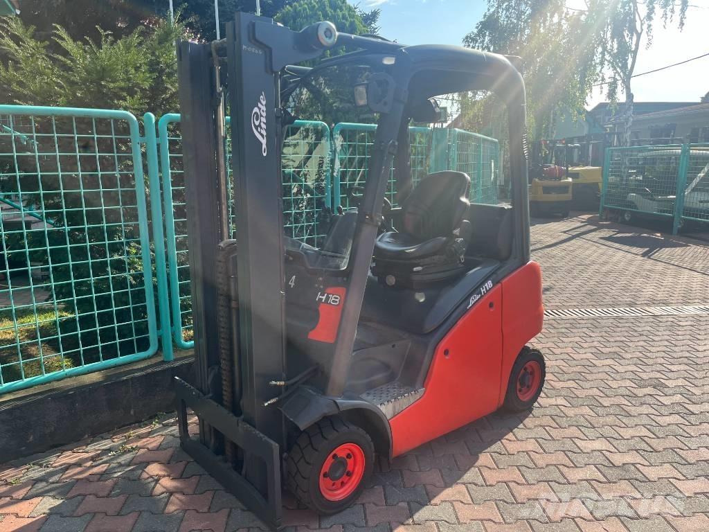 Linde H18T-01 V-3163 Gas Stapler