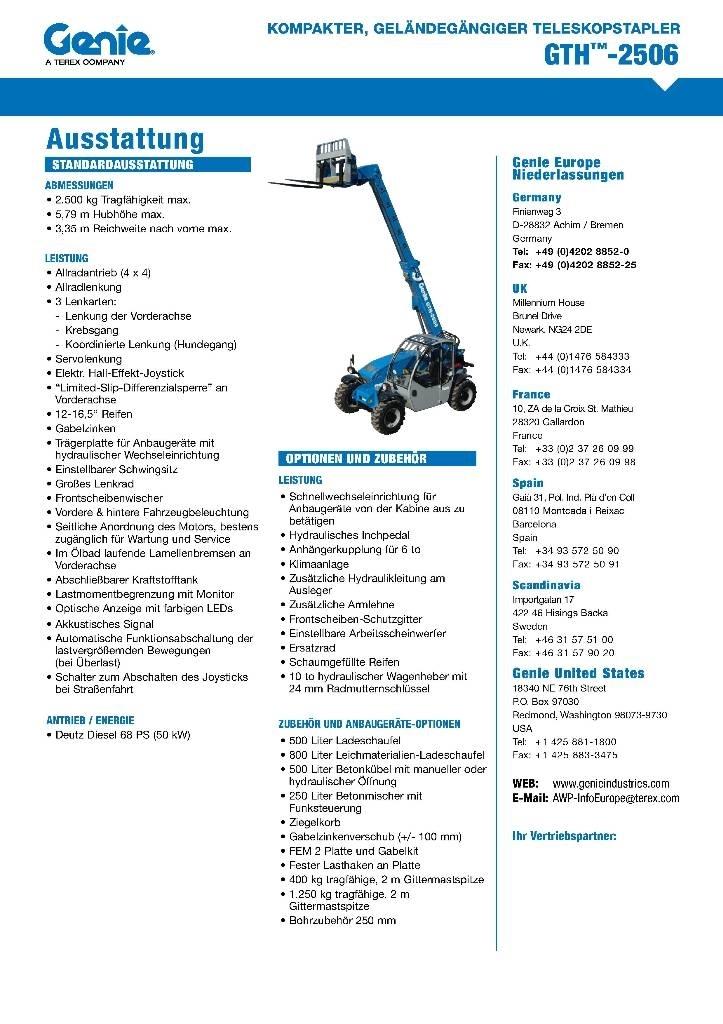 Genie 2506 Teleskoplader
