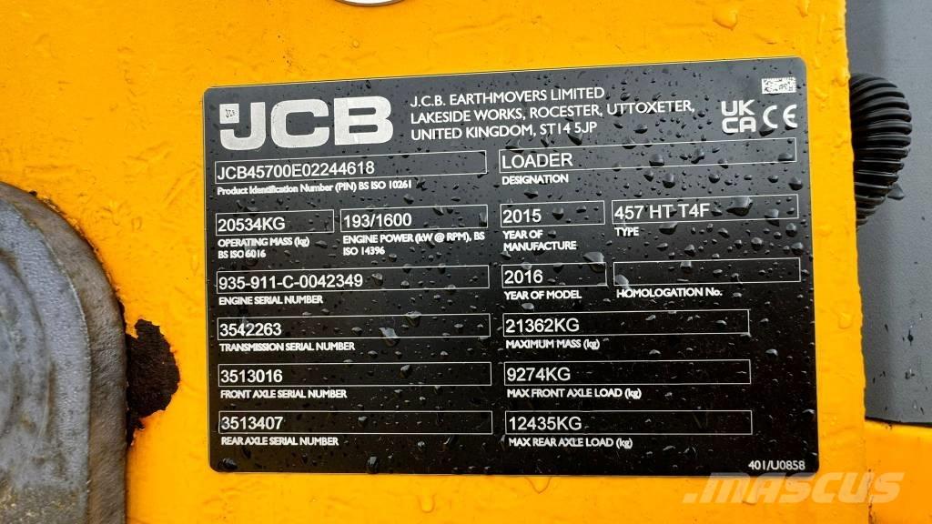 JCB 457 HT Radlader